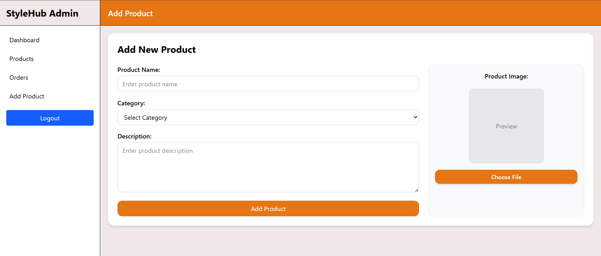 Dashboard UI