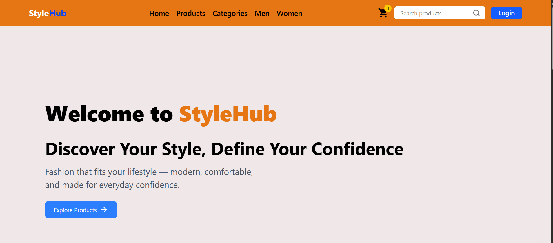 E‑Commerce Application